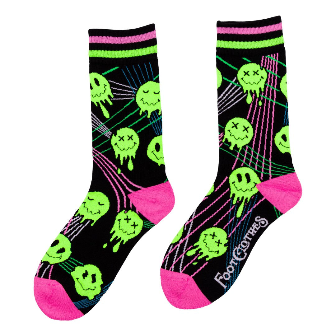Laser BassFace Melt Supreme Crew Socks