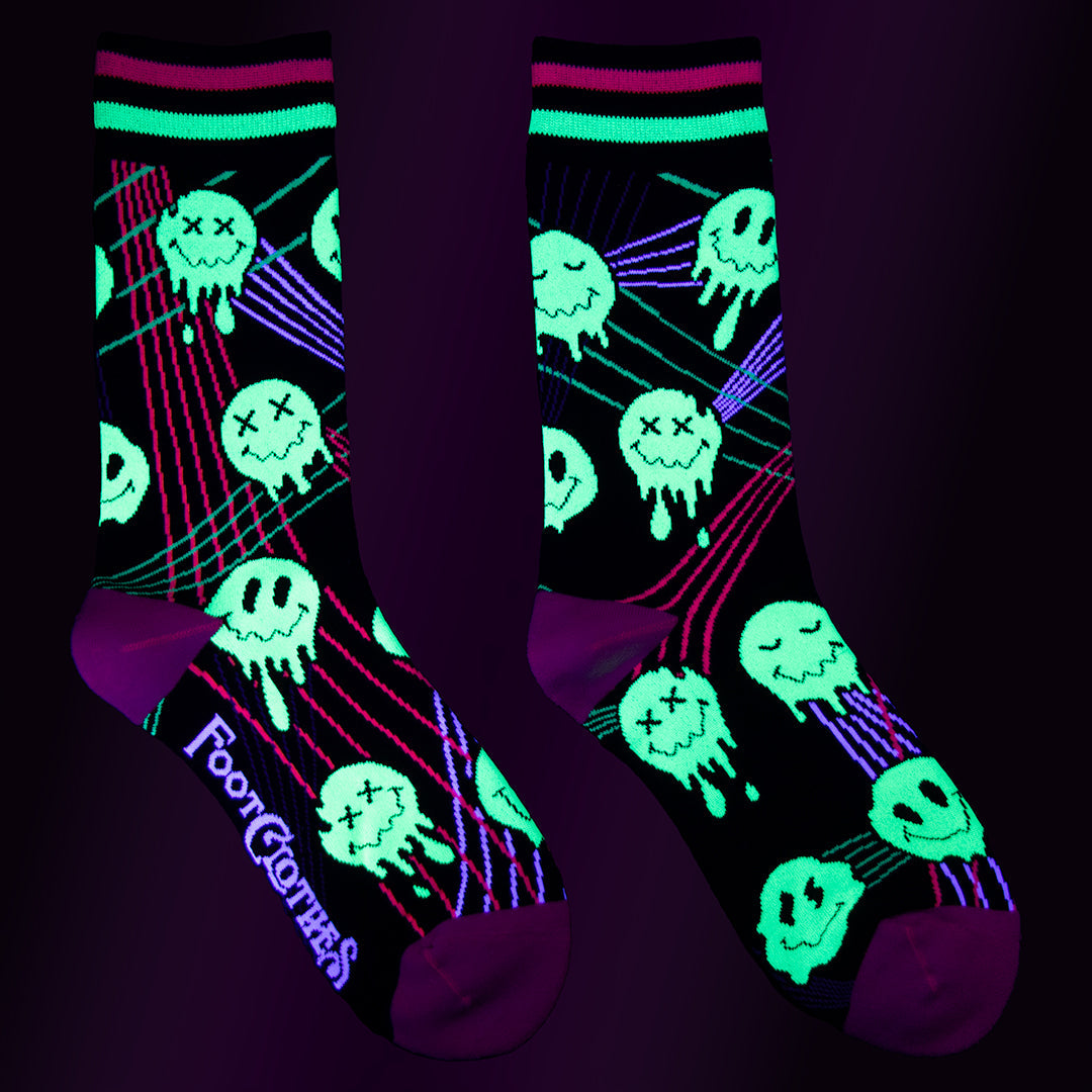 Laser BassFace Melt Supreme Crew Socks