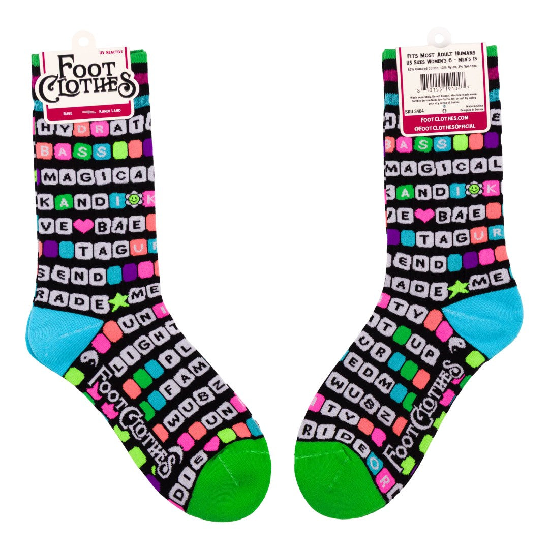 Kandi Land Crew Socks