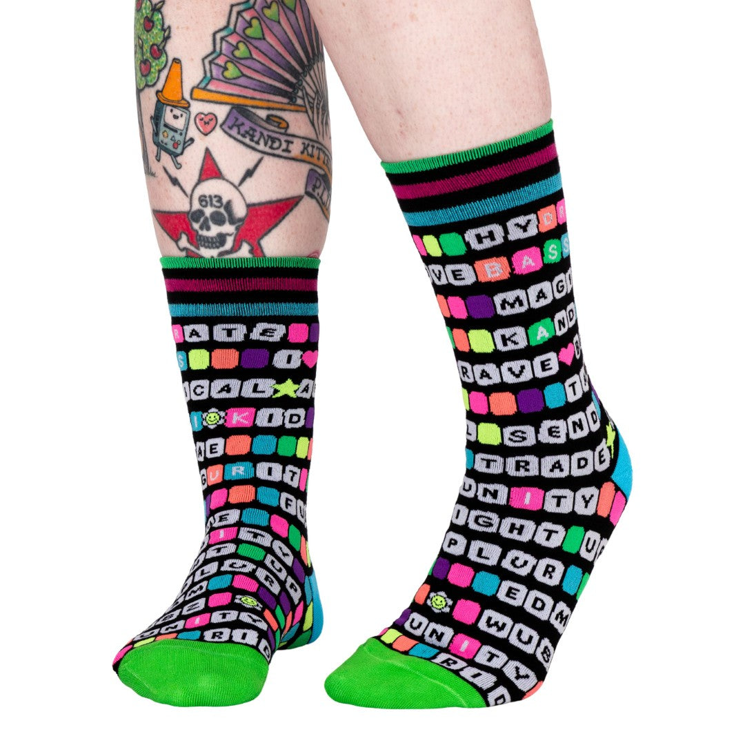 Kandi Land Crew Socks