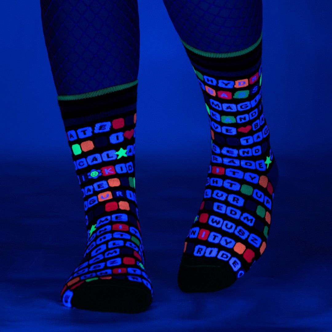 Kandi Land Crew Socks