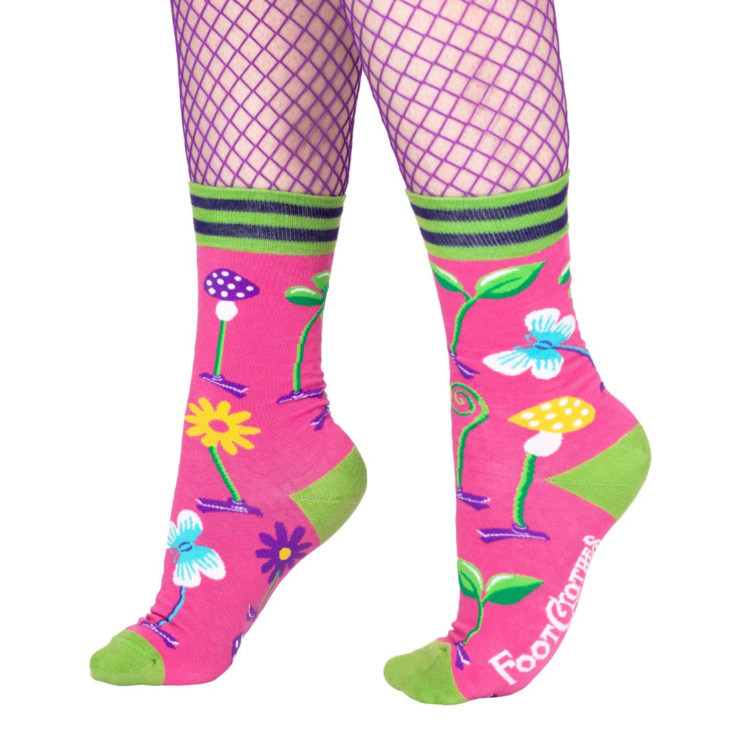 Trippy Clippies Crew Socks