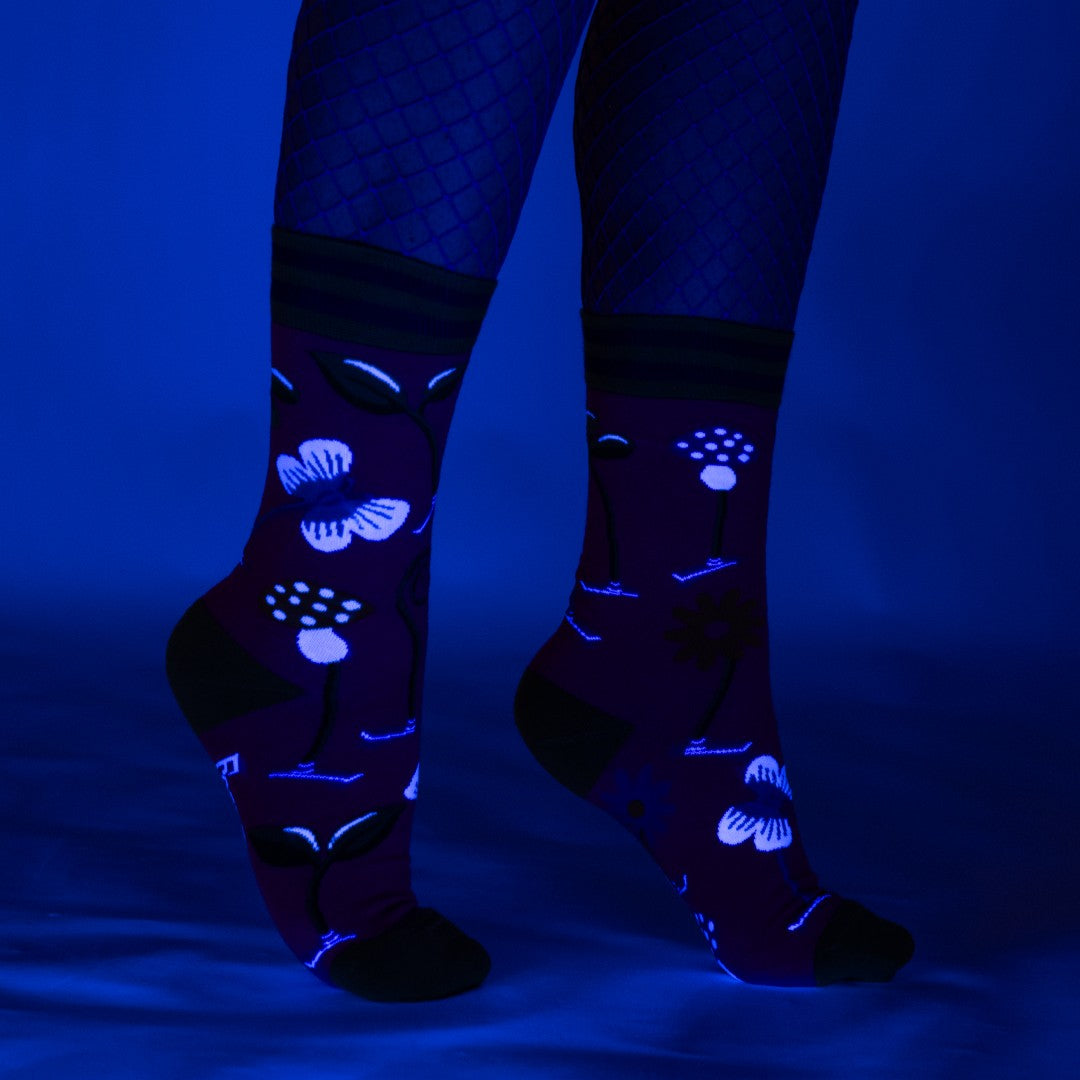 Trippy Clippies Crew Socks