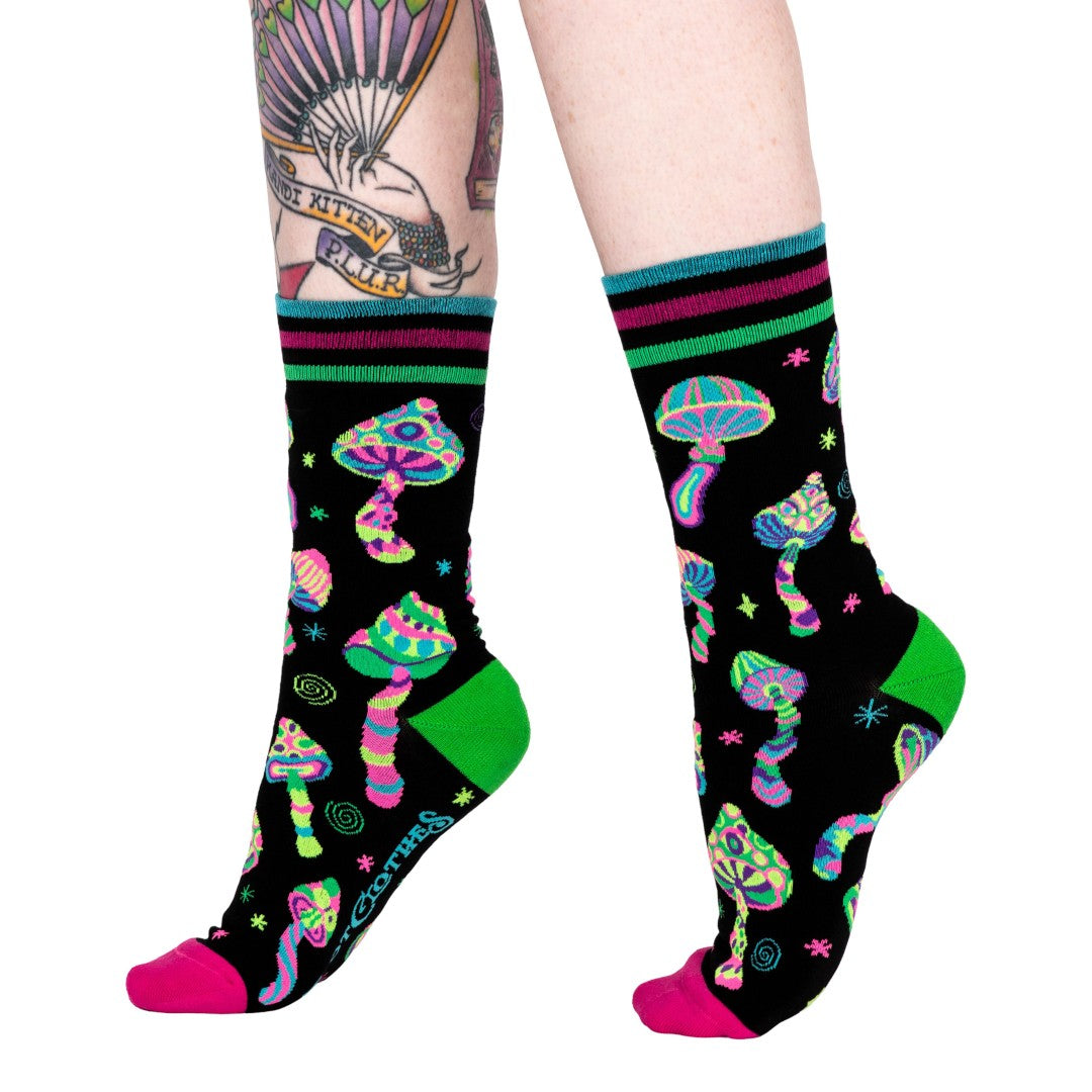 Funky Fungi Crew Socks