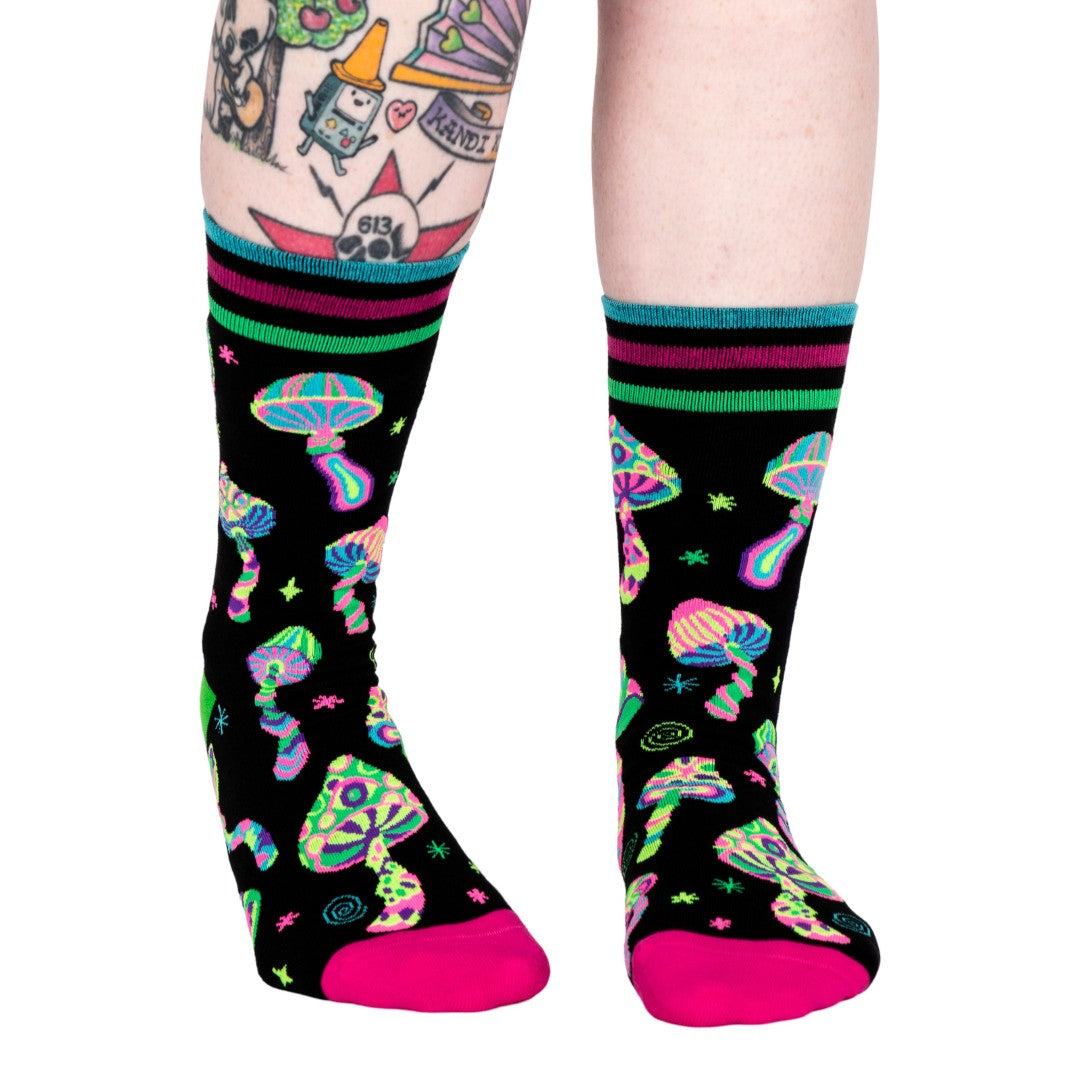 Funky Fungi Crew Socks