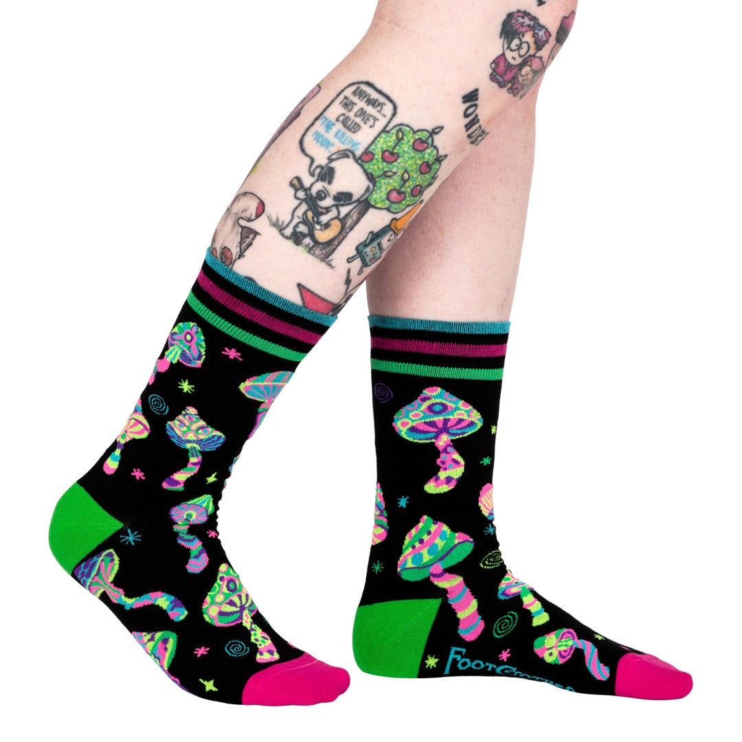 Funky Fungi Crew Socks