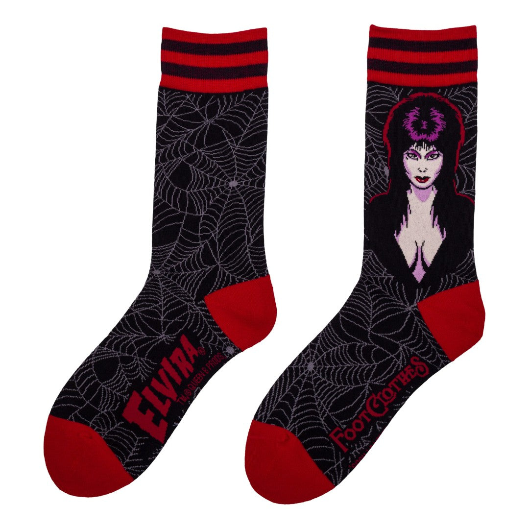 Elvira Mistress of the Dark Crew Socks
