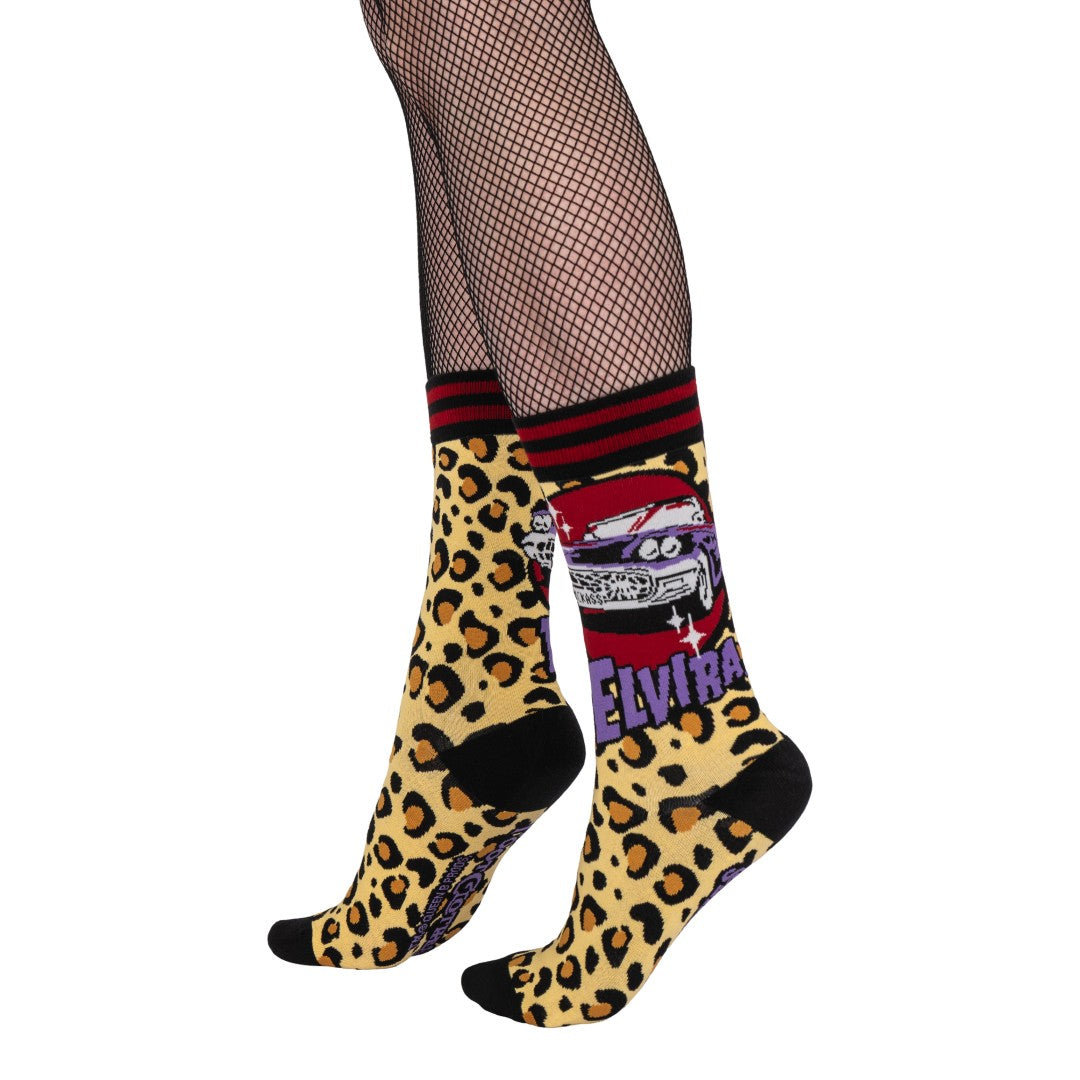 Elvira Macabre Mobile Crew Socks