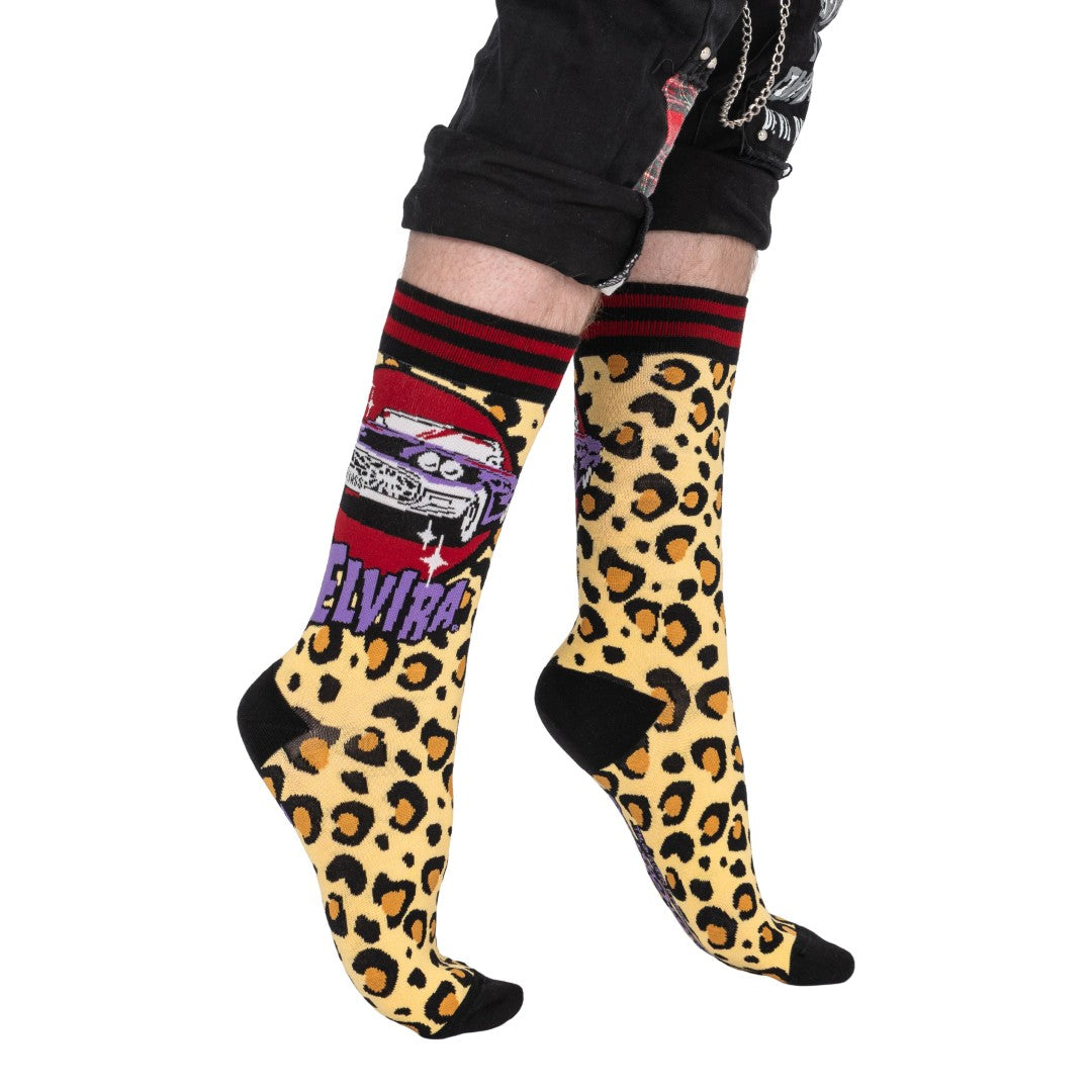 Elvira Macabre Mobile Crew Socks
