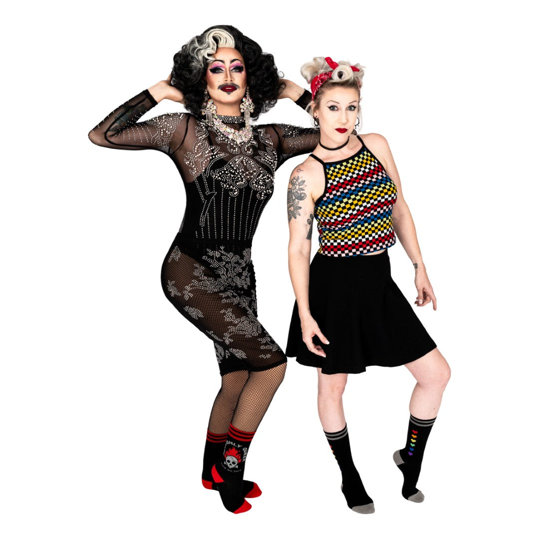 Hellishly Queer Crew Socks