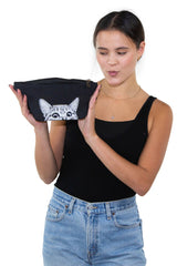 Peeking Cat Fanny Pack