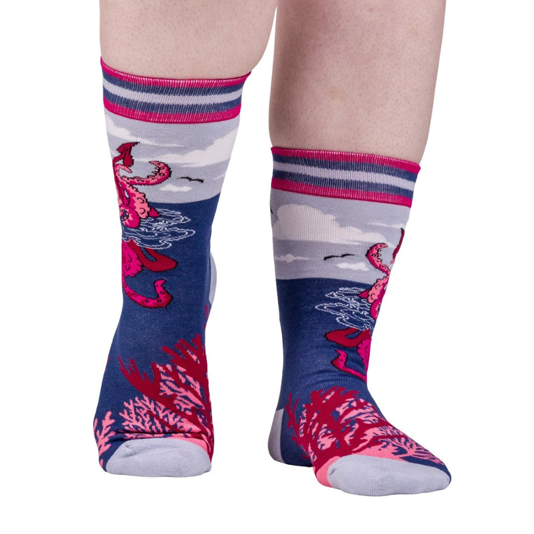 Cute Kraken Crew Socks
