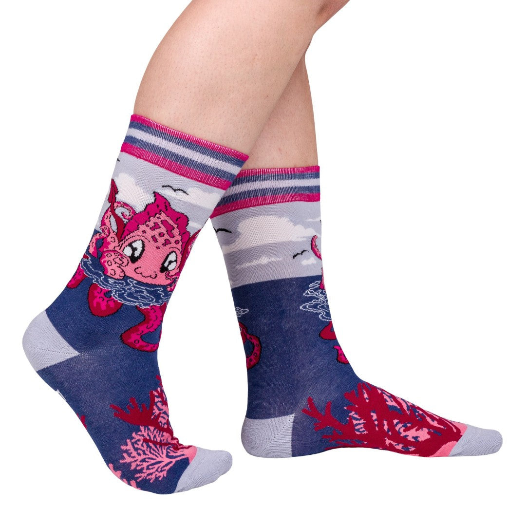 Cute Kraken Crew Socks