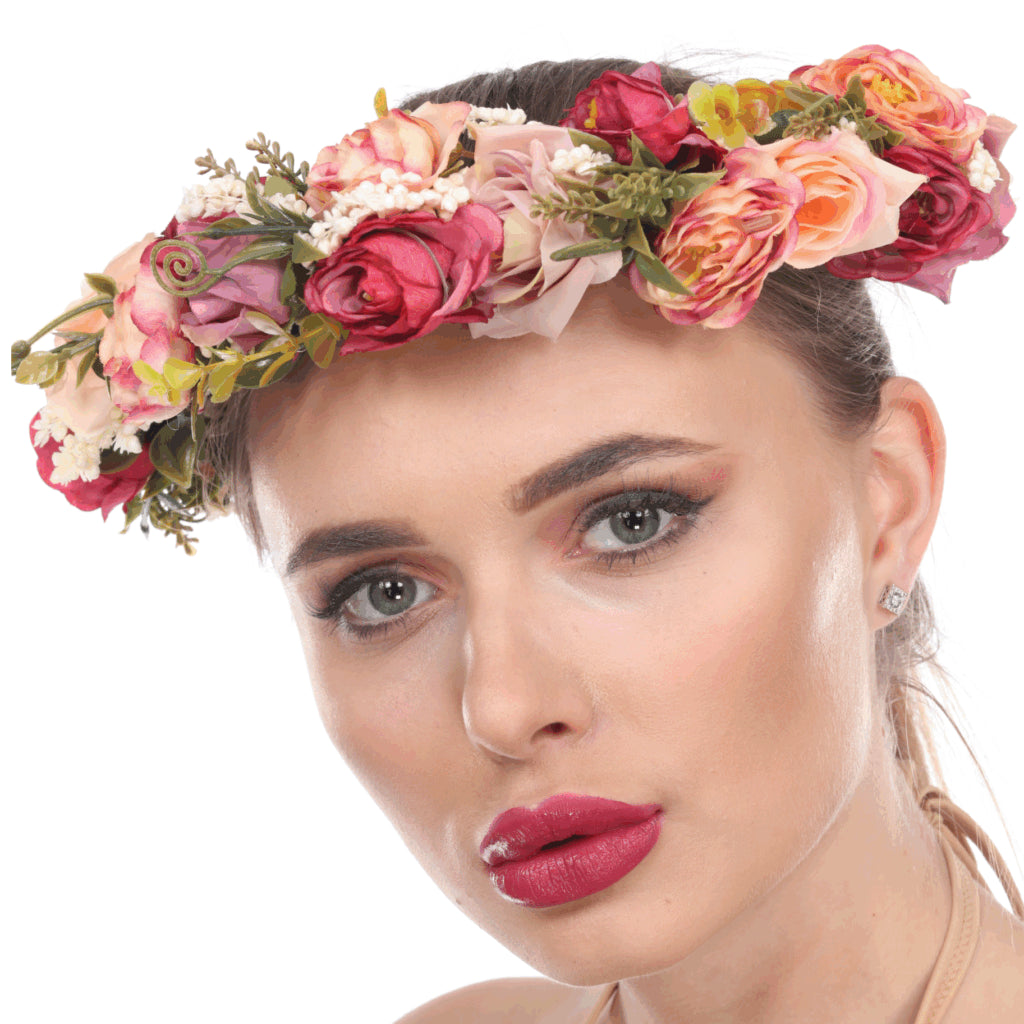 Multicolor Floral Crown