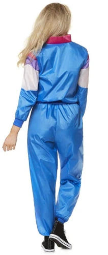 80's Blue Shell Suit Women's Costume