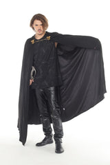 Black Medieval Cape