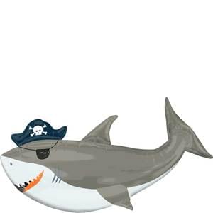 Ahoy Shark Birthday Balloon
