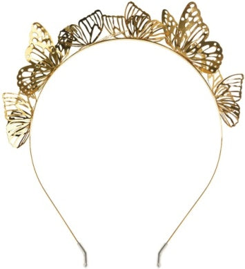 Golden Butterfly Headband