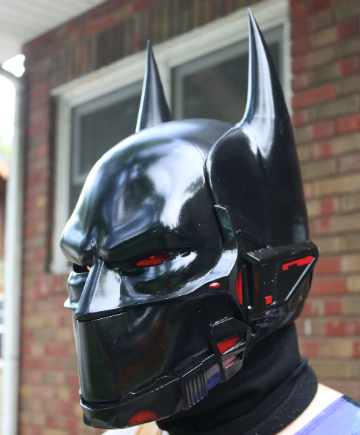 Future Cyber Hero Helmet - Cosplay Film Display Prop