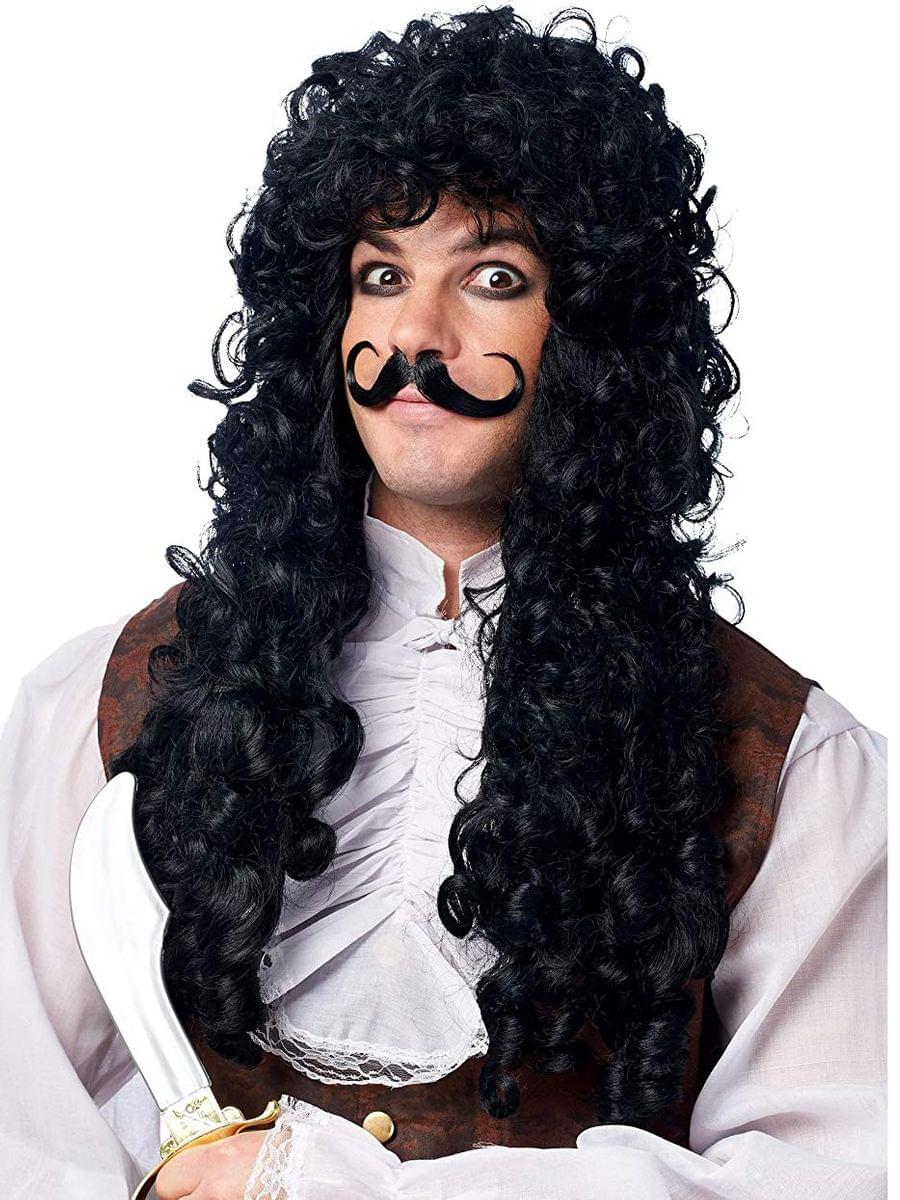 Captain Hook Wig and Moustache