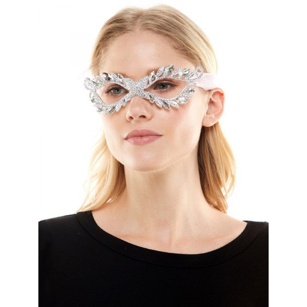 Crystal Jewel Embellished Mask