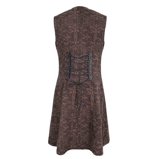 Damask Long Pirate Waistcoat