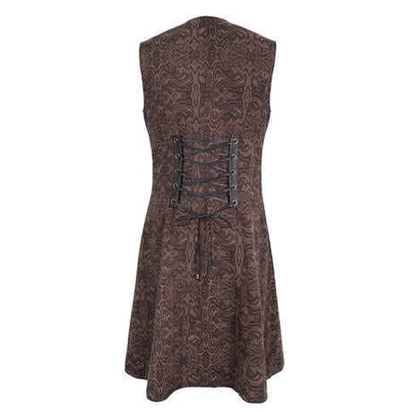 Damask Long Pirate Waistcoat