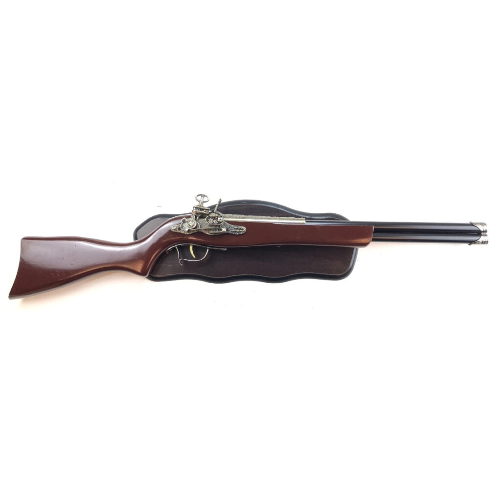 23″ Decorative Flint Lock Rifle, gun, w/Display Stand