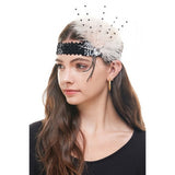 Black & White Flapper Headband