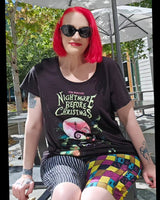 Jack & Sally Halloween Couple (Unique Exclusive) Pocket Biker Shorts - High-quality Handcrafted Vibrant Bike Shorts