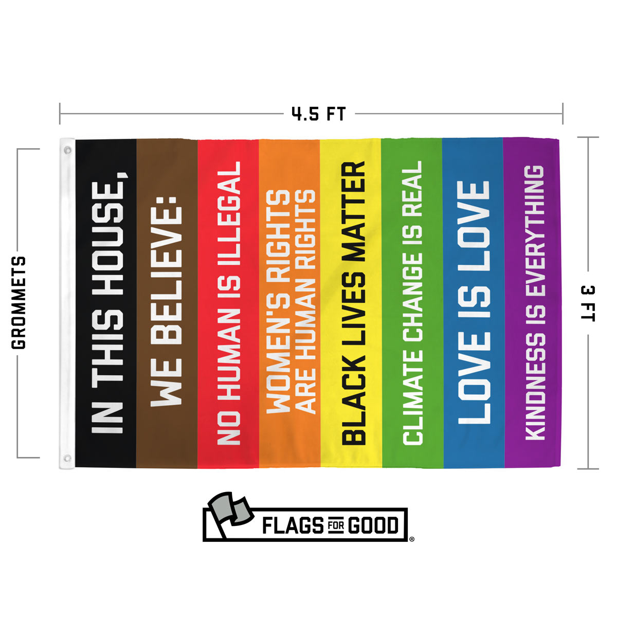 "In This House..." Flag (Double-Sided)