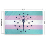 Indiana Transgender Pride Flag