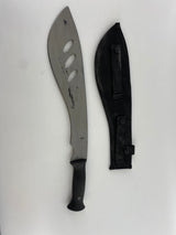 Machete Kukri Blade Safe Costume Prop with Sheath