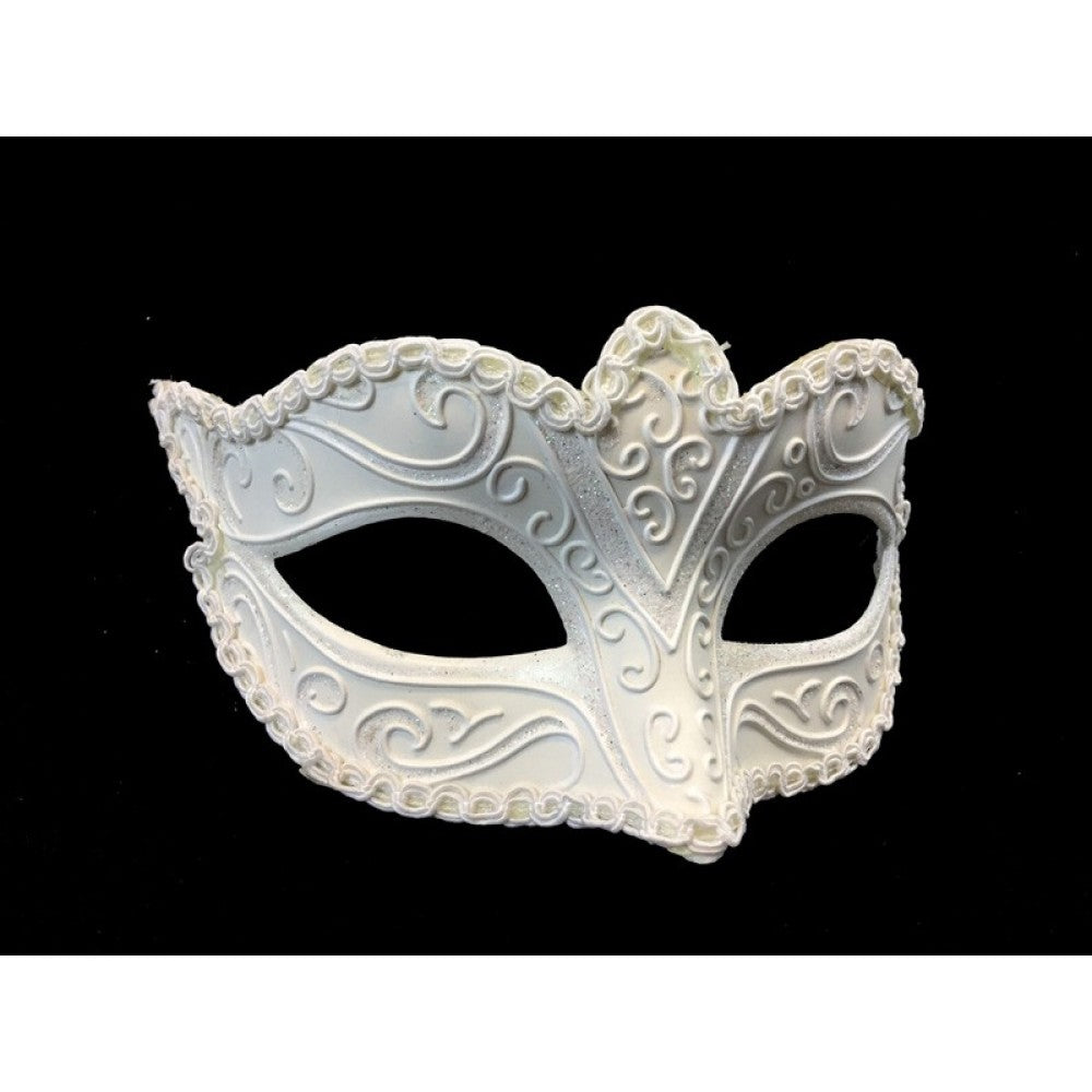 White Classic Venetian Mask