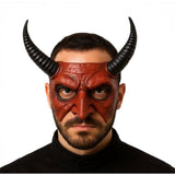 Red Horned Devil Mask