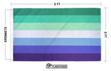 MLM (Men-Loving Man) Pride Flag