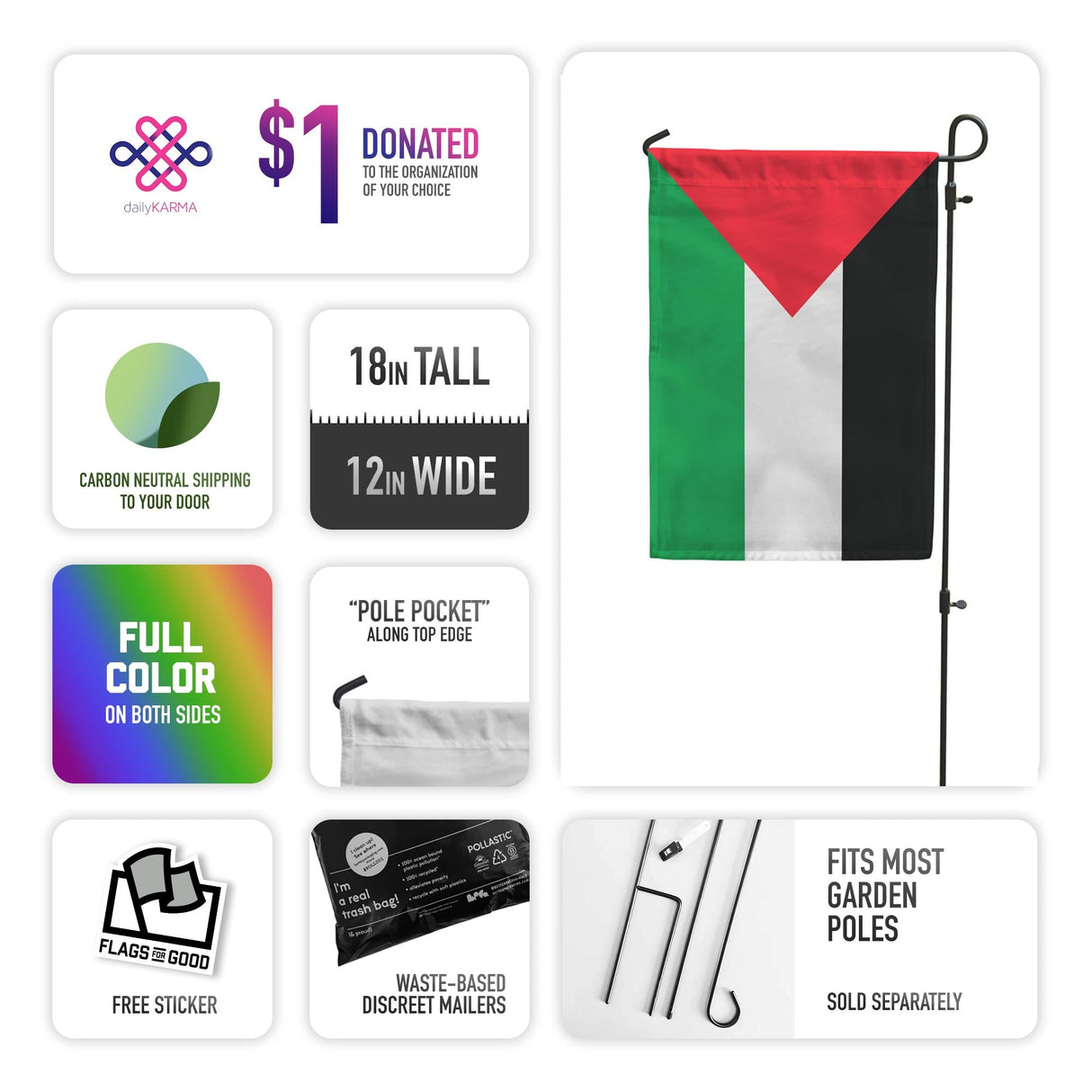 Palestine Garden Flag