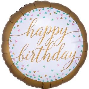 18" Happy Birthday Balloon