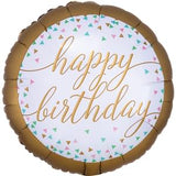 18" Happy Birthday Balloon