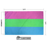 Polysexual (Poly) Pride Flag