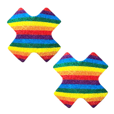 Rainbow Pride Reusable Silicone Nipple Cover Pasties