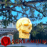 Giant Skull Pendant Lantern Prop 20-Inch-Tall Waterproof Outdoor Halloween Decoration