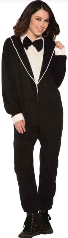 Adult Comfy Tuxedo Onesie