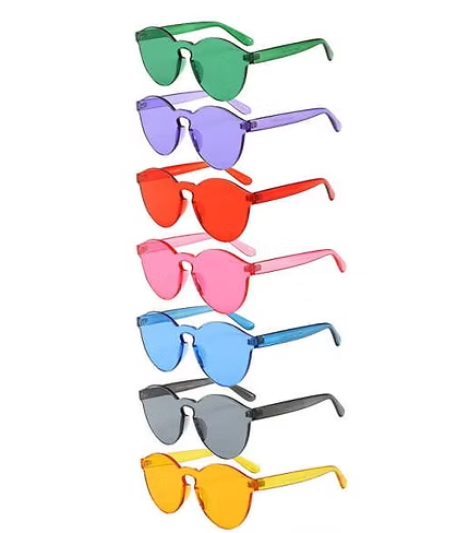 Solid Assorted Color Sunglasses