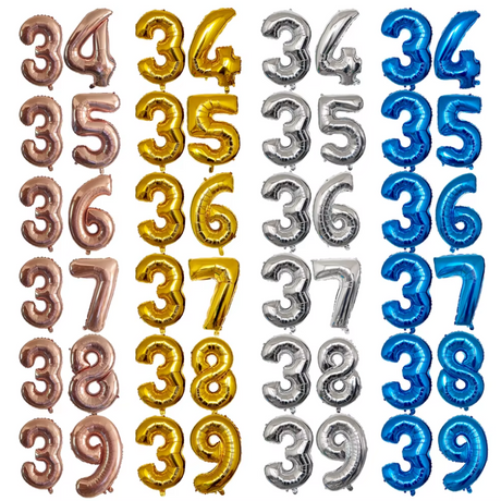 Foil Number Balloon