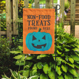Teal Pumpkin Garden Flag
