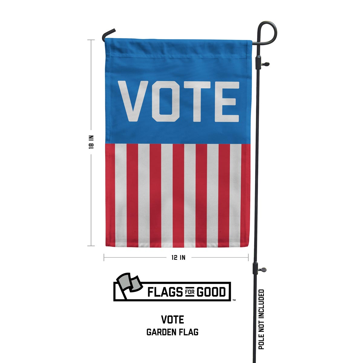 Vote Garden Flag