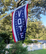 Star Spangled "Vote" Vertical Flag