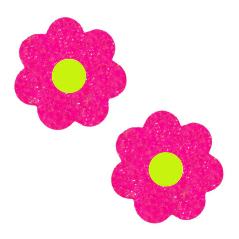 Super Sparkle Watermelly Pink Glitter Blacklight Petal Nipple Cover Pa ...