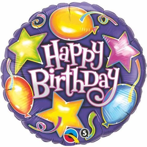 18" Happy Birthday Balloon